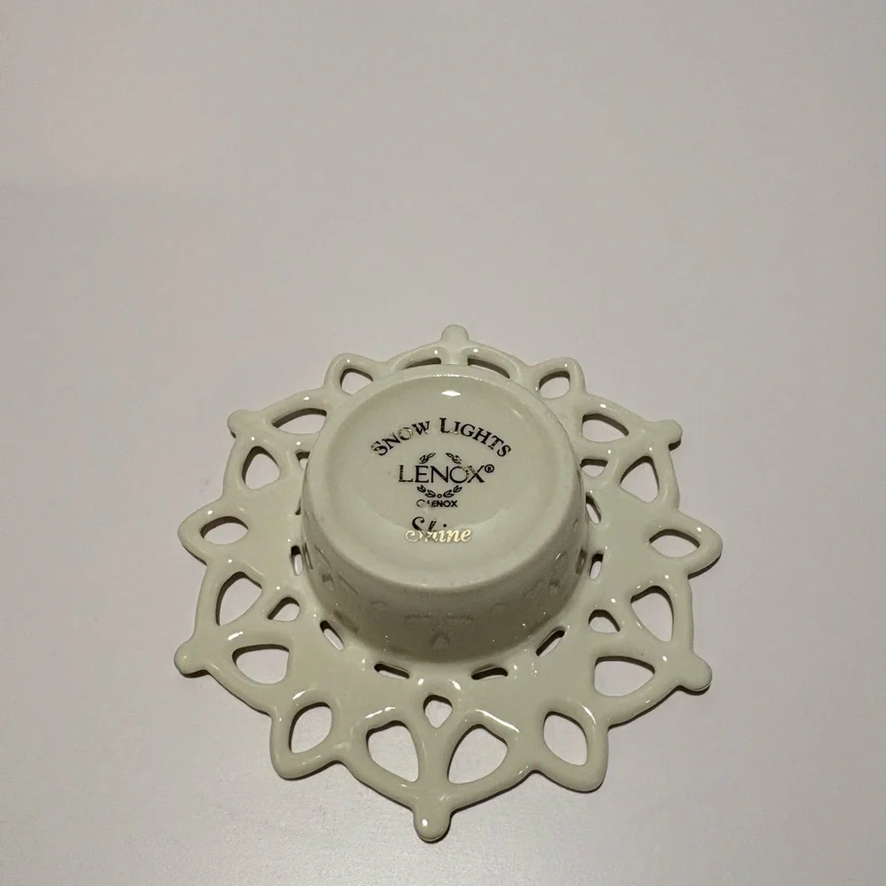 Lenox Snow Light Sparkle Votive Candleholder